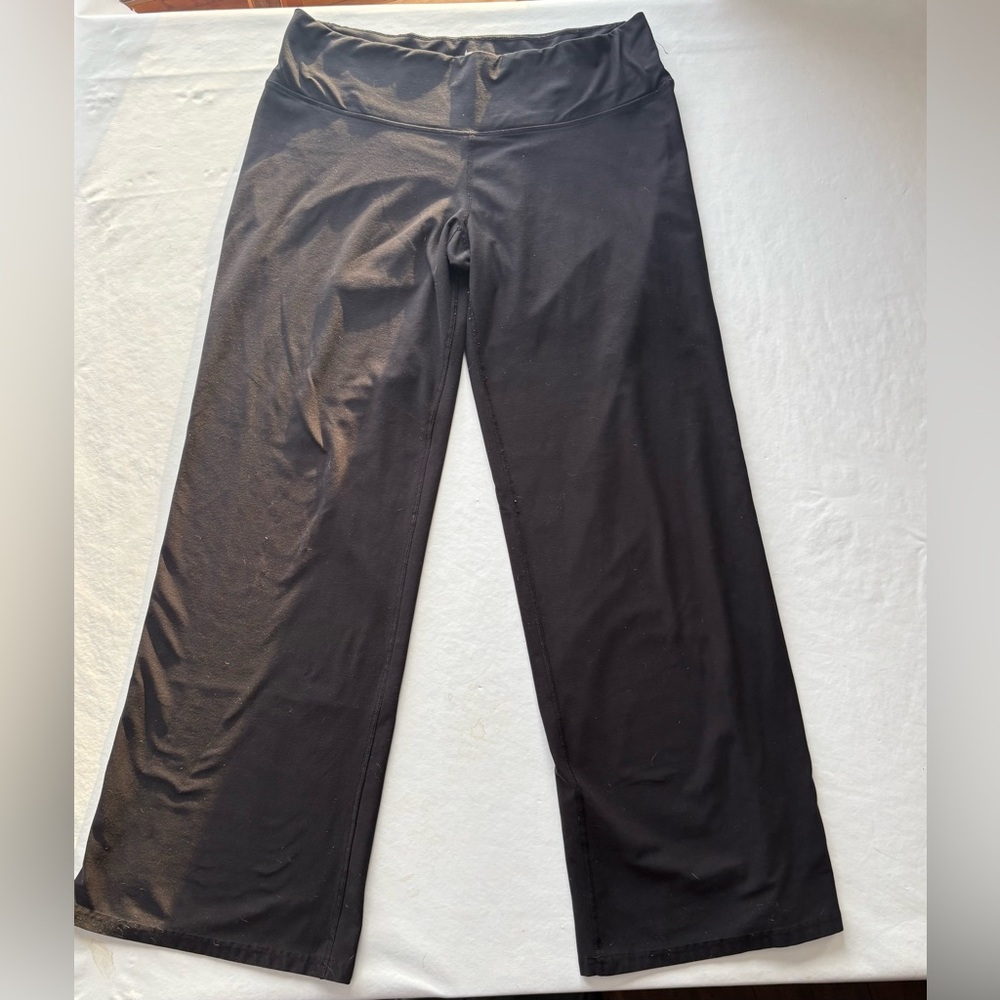 Women’sNike Dri-FIT Black Wide Leg Yoga Pants -Size Large
